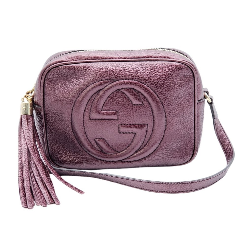 Authentic Gucci Disco Soho Camera Crossbody Bag